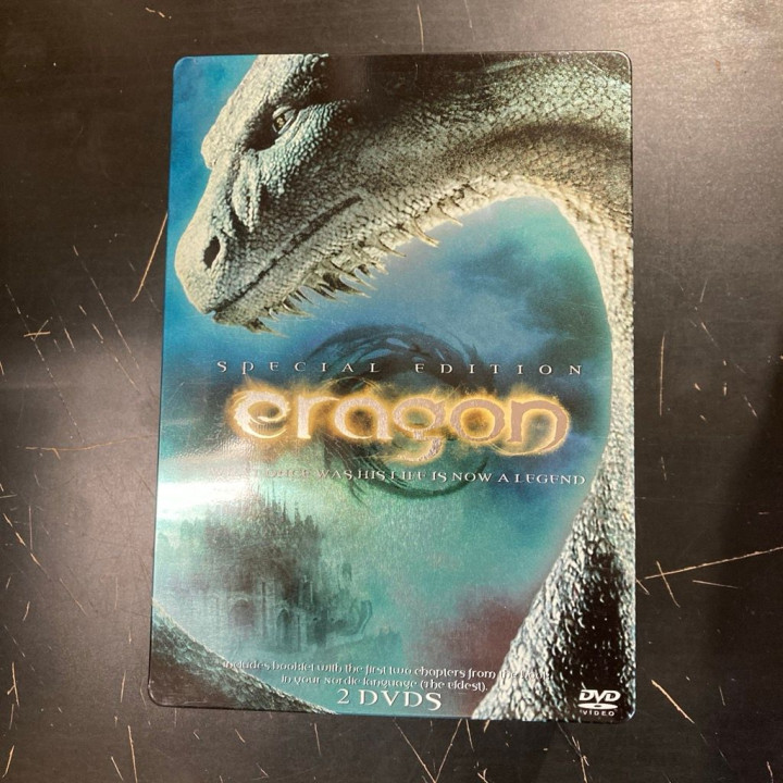 Eragon (steelbook) 2DVD (VG+/M-) -seikkailu-